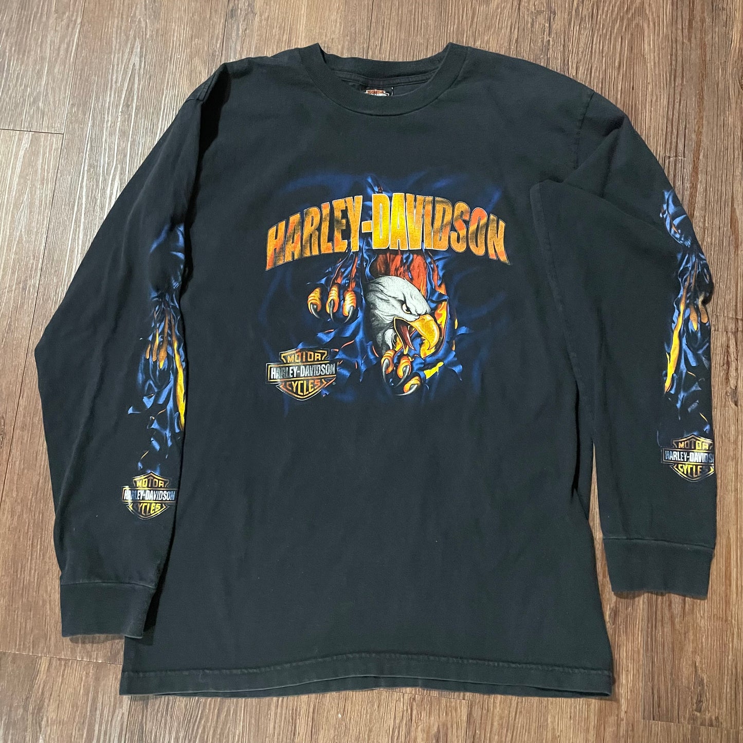 Harley Davidson Long Sleeve y2k Flames
