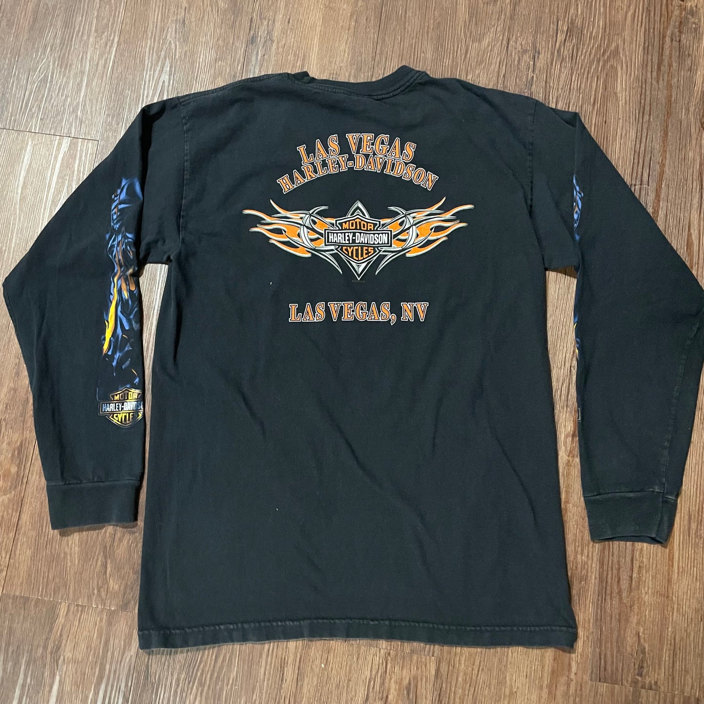 Harley Davidson Long Sleeve y2k Flames