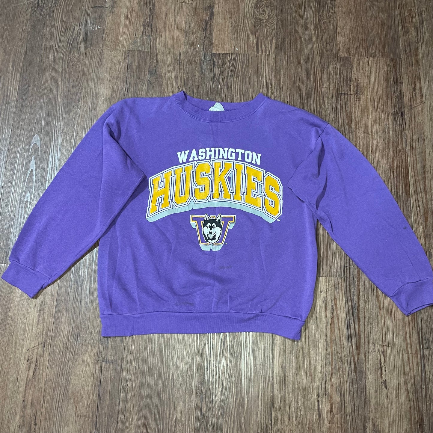 Vintage University Of Washington Huskies Crewneck