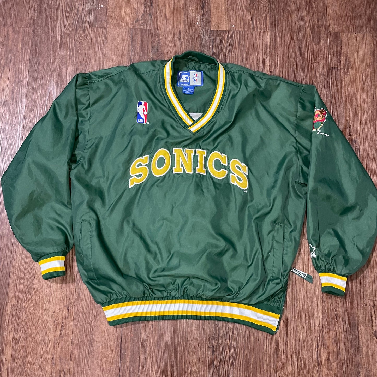 Vintage Seattle Super Sonics Starter V Neck